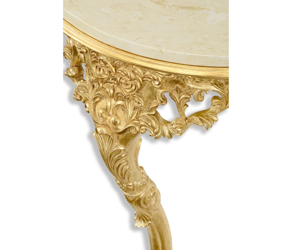 Jonathan Charles Living Rococo Wall Mounted Console Table with Scagliola Top House of Isabella UK