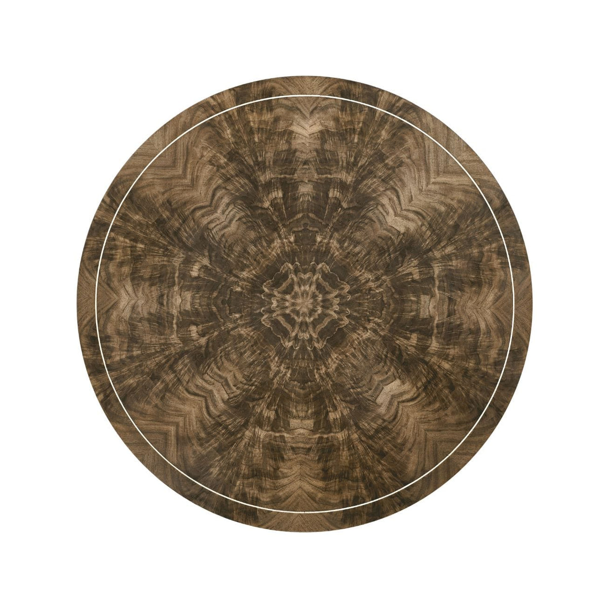 Jonathan Charles Living Round Bleached Walnut Side Table House of Isabella UK