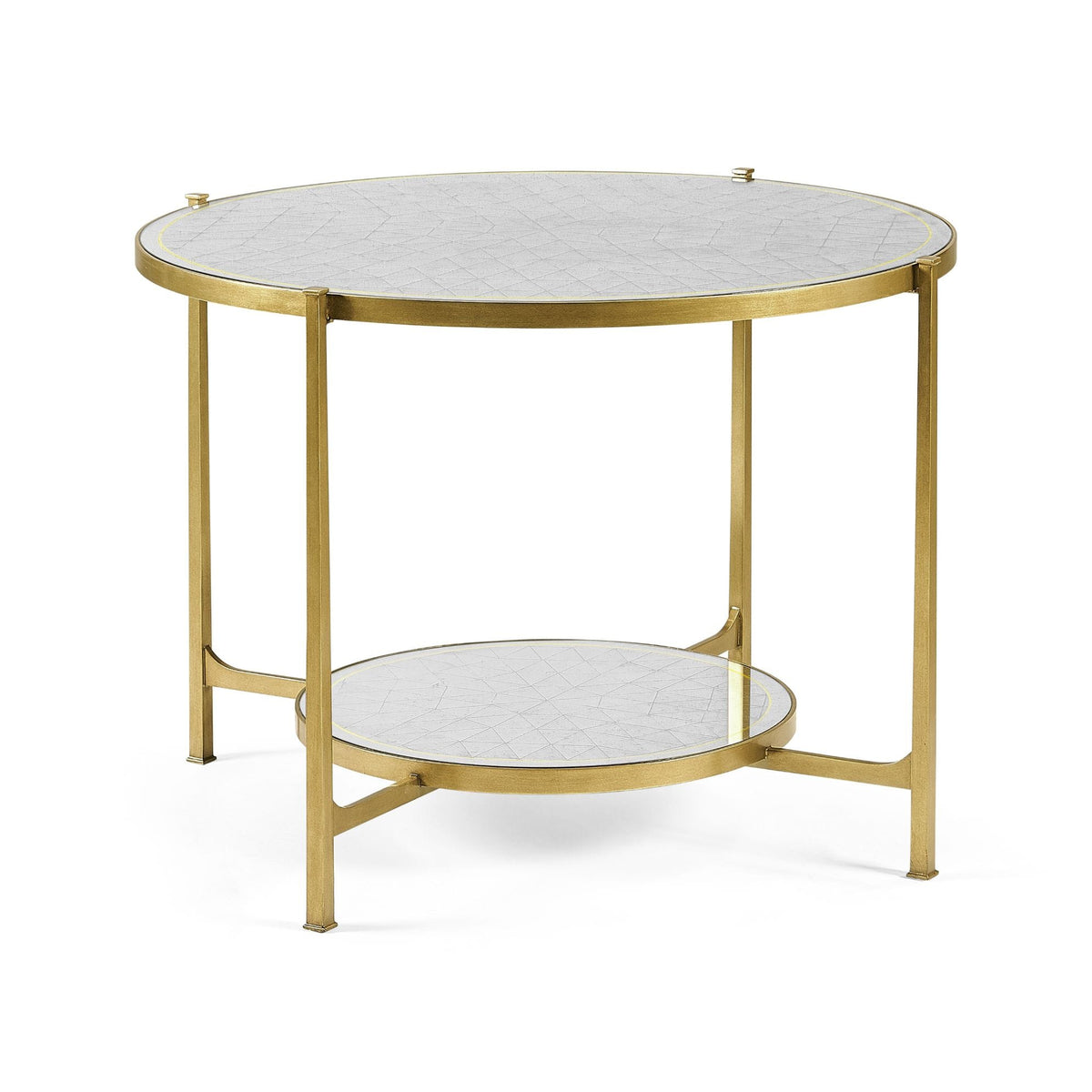 Jonathan Charles Living Round Centre Table Contemporary - Gilded House of Isabella UK