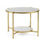 Jonathan Charles Living Round Centre Table Contemporary - Gilded House of Isabella UK