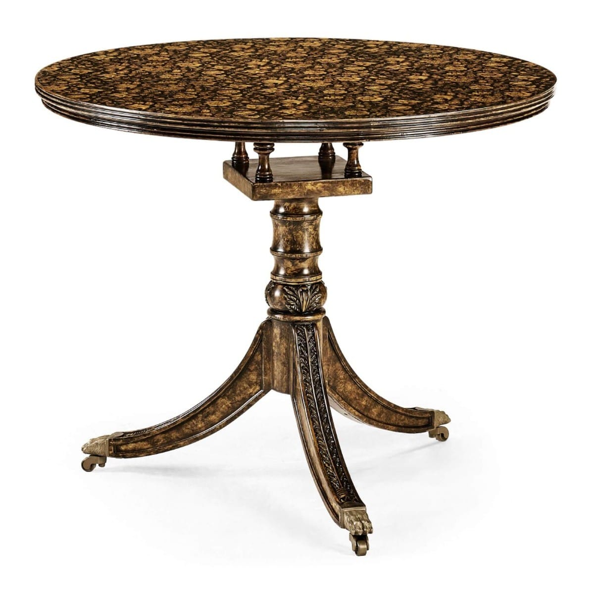 Jonathan Charles Living Round Centre Table Regency - Black House of Isabella UK