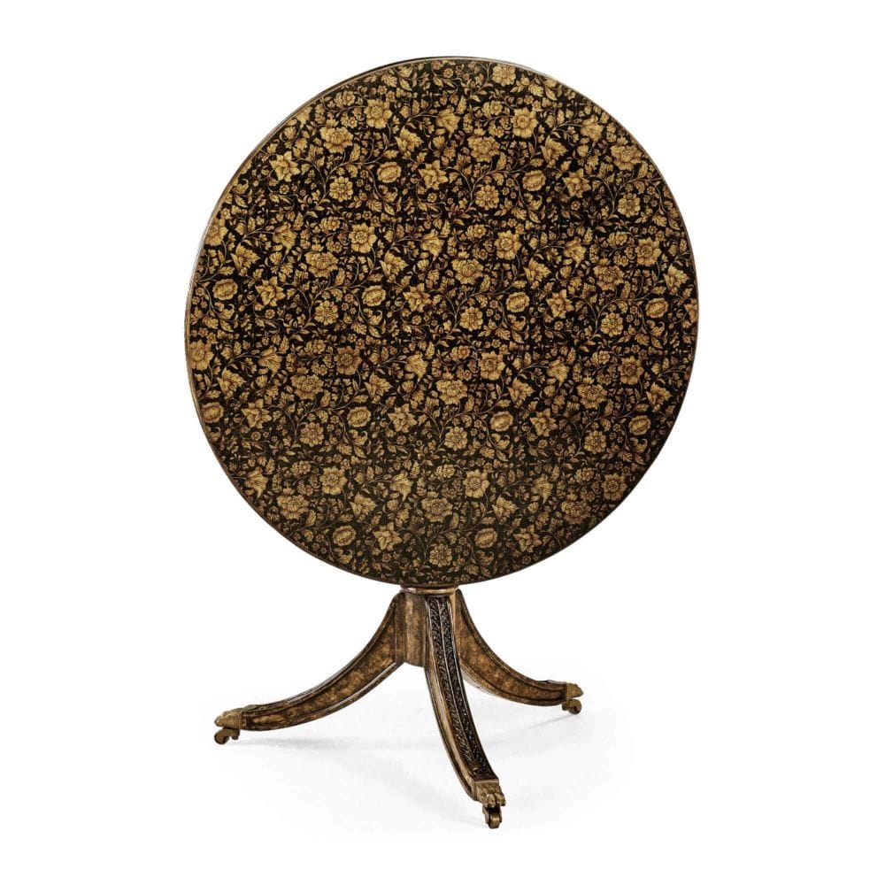 Jonathan Charles Living Round Centre Table Regency - Black House of Isabella UK