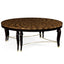 Jonathan Charles Living Round Coffee Table with Feather Inlay House of Isabella UK