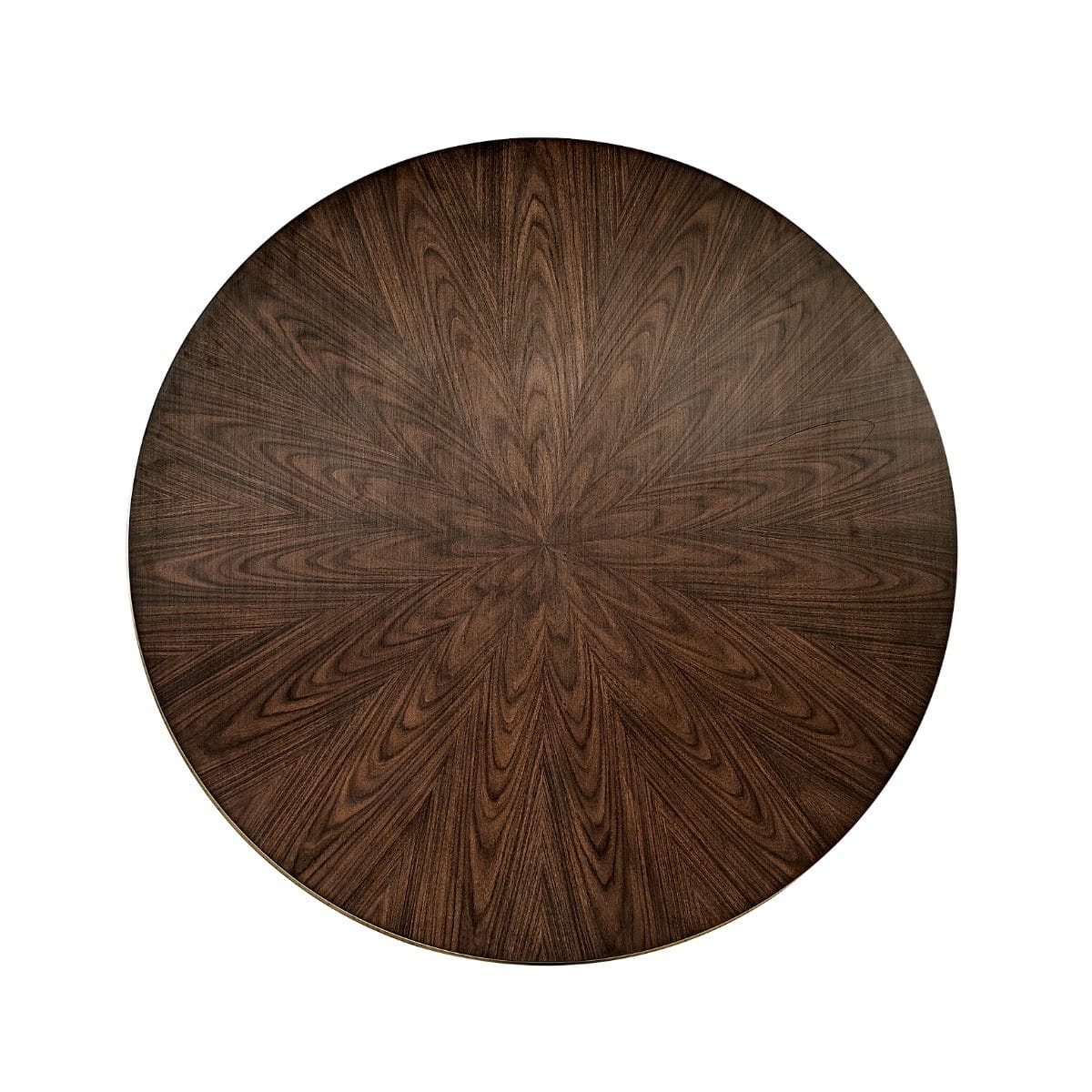 Jonathan Charles Living Round Dark Santos & Brass Centre Table House of Isabella UK