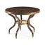 Jonathan Charles Living Round Dark Santos & Brass Centre Table House of Isabella UK