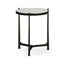 Jonathan Charles Living Round End Table Contemporary in Eglomise - Bronze House of Isabella UK