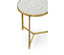 Jonathan Charles Living Round End Table Contemporary in Eglomise - Gilded House of Isabella UK