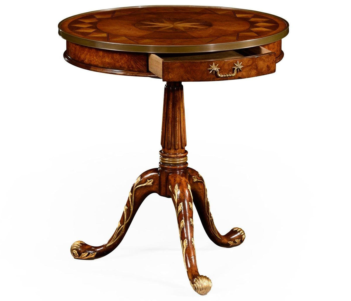 Jonathan Charles Living Round Lamp Table Empire House of Isabella UK