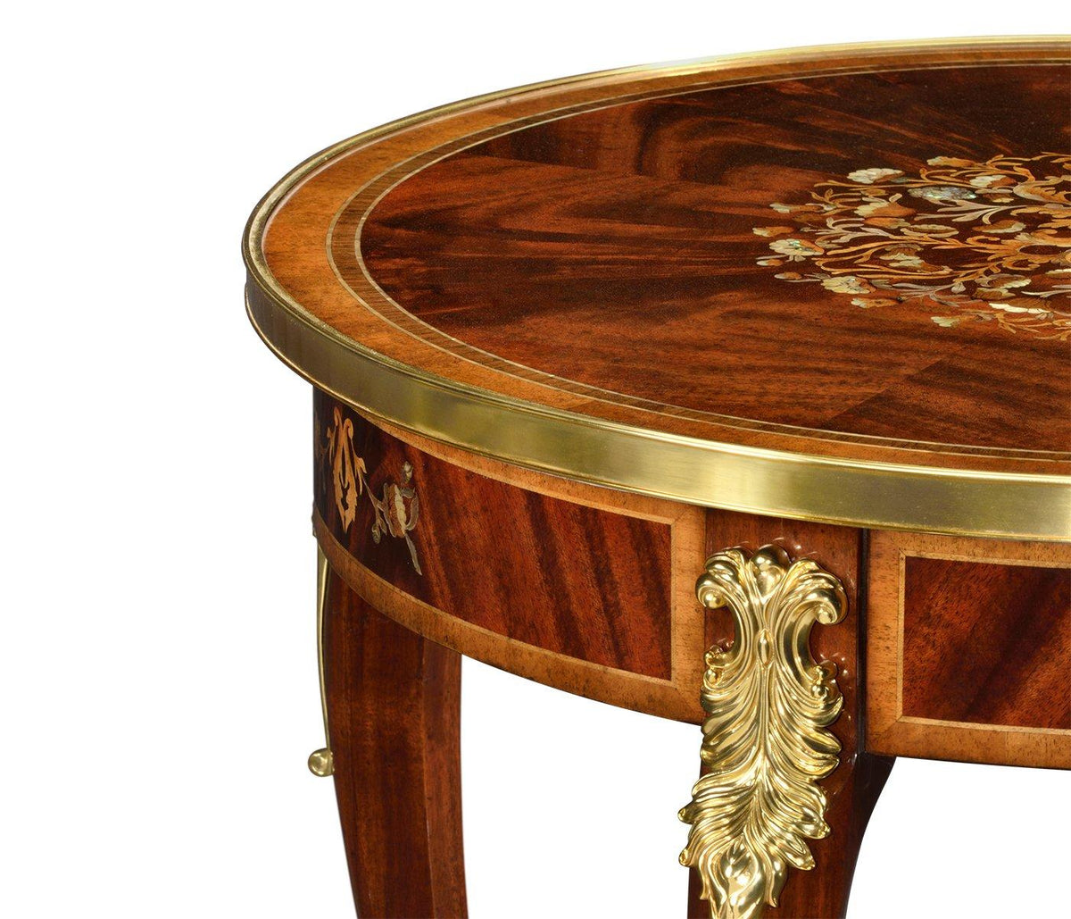 Jonathan Charles Living Round Lamp Table Renaissance House of Isabella UK