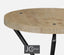Jonathan Charles Living Round Lamp Table with Iron Base House of Isabella UK