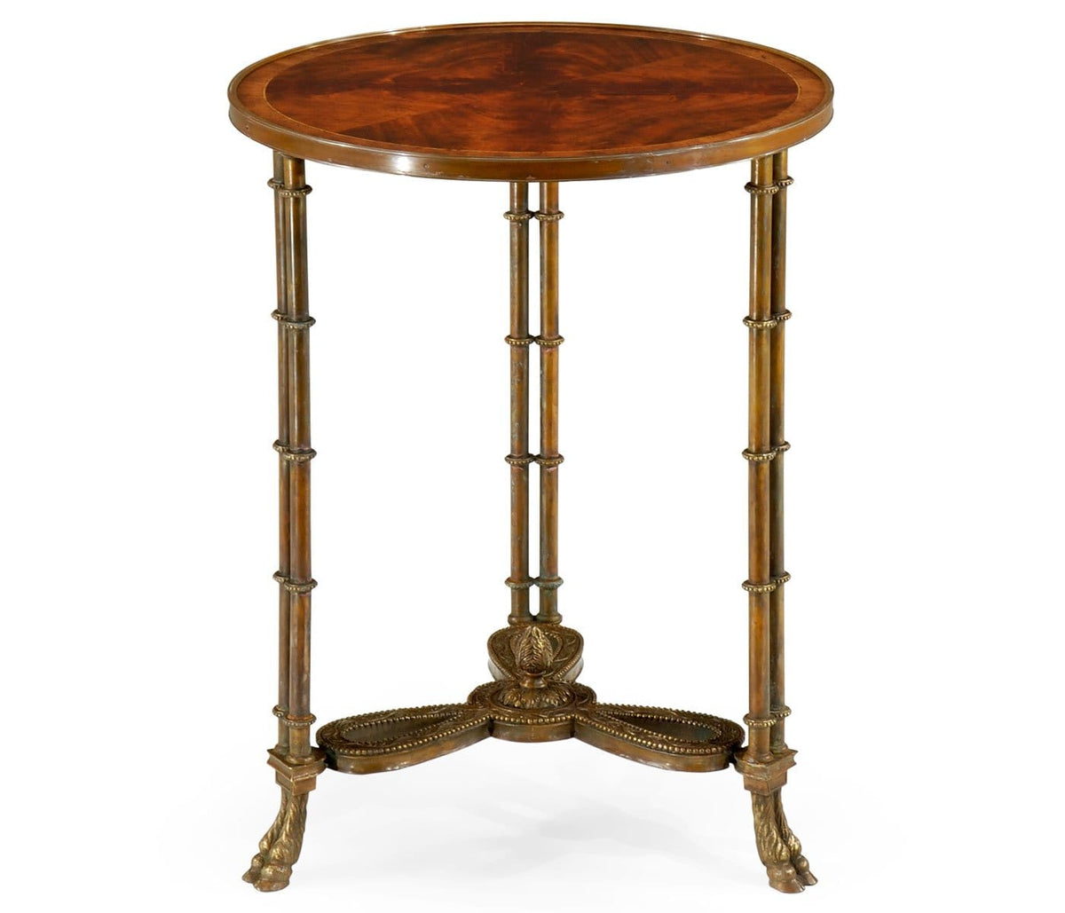 Jonathan Charles Living Round Side Table Napoleon III - Small House of Isabella UK