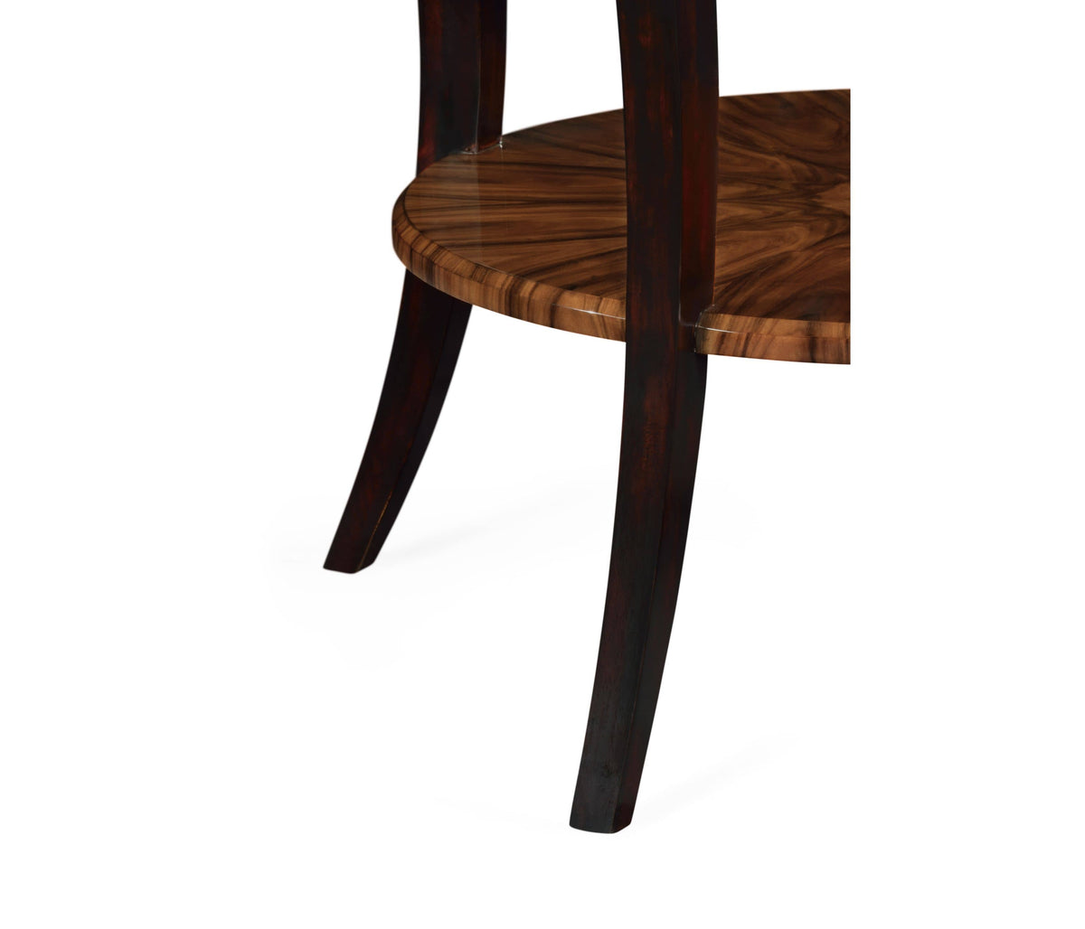 Jonathan Charles Living Round Side Table with Drawer High Lustre House of Isabella UK