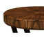 Jonathan Charles Living Round Side Table with Drawer High Lustre House of Isabella UK