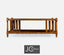 Jonathan Charles Living Rustic Square Coffee Table in Country Walnut House of Isabella UK