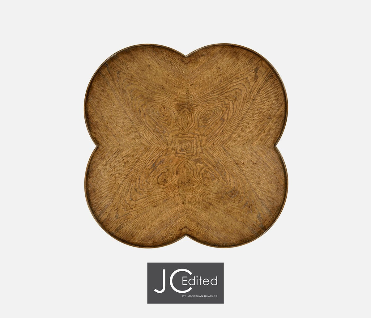 Jonathan Charles Living Side Table Quatrefoil in Chestnut House of Isabella UK