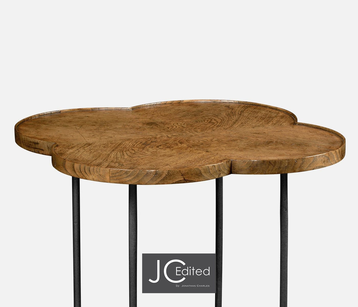 Jonathan Charles Living Side Table Quatrefoil in Chestnut House of Isabella UK