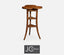 Jonathan Charles Living Side Table Rustic Trefoil in Country Walnut House of Isabella UK