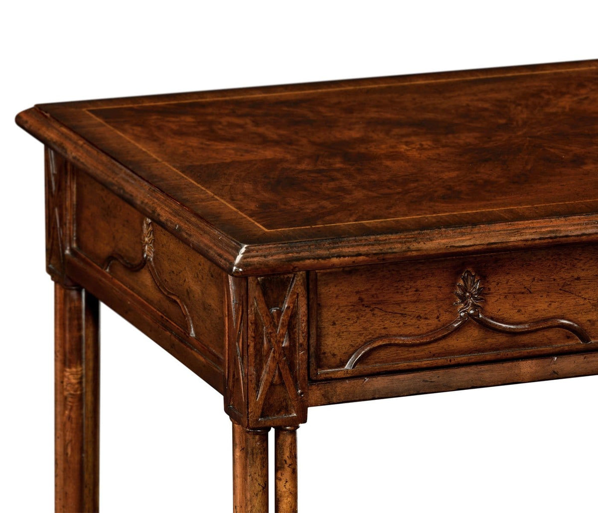 Jonathan Charles Living Side Table with Drawer Chippendale Gothic House of Isabella UK