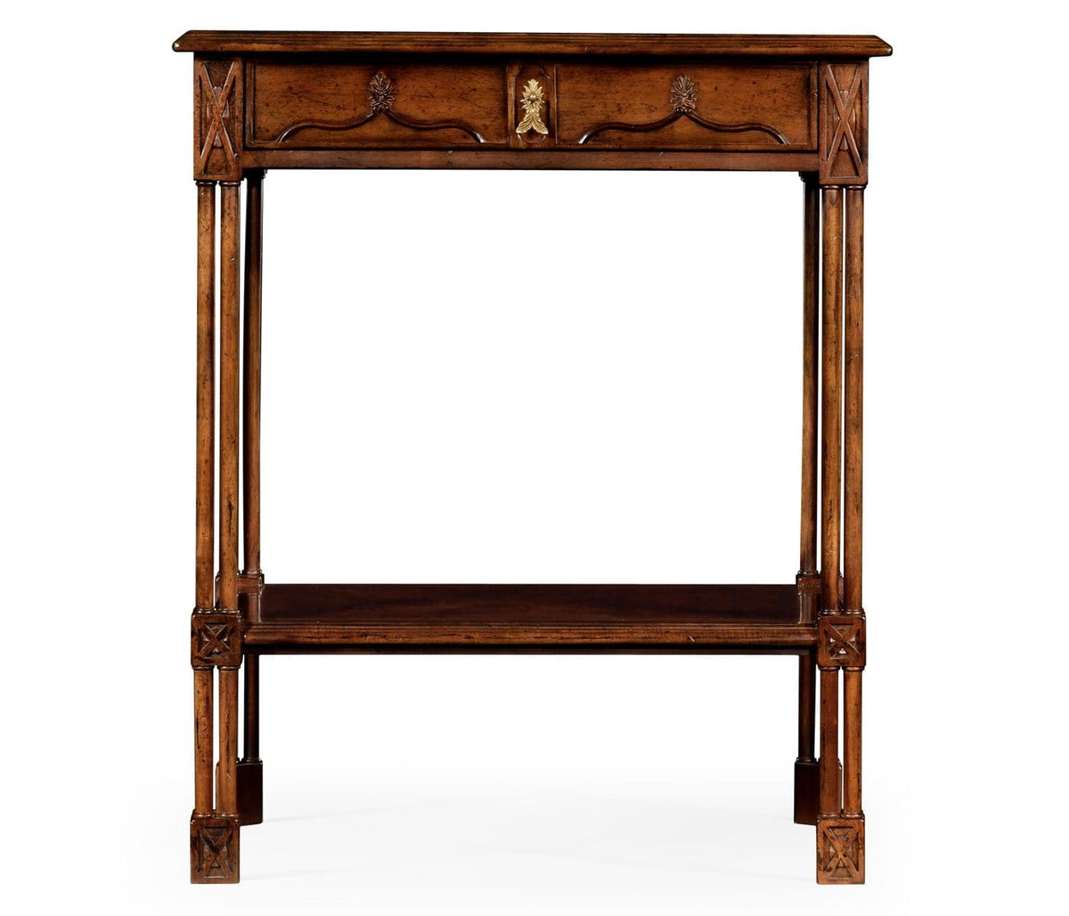 Jonathan Charles Living Side Table with Drawer Chippendale Gothic House of Isabella UK