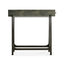 Jonathan Charles Living Side Table with Drawer Contemporary in Anthracite Shagreen - Bronze House of Isabella UK