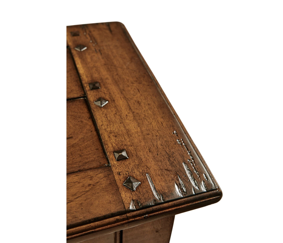 Jonathan Charles Living Small Narrow Walnut Console Table House of Isabella UK