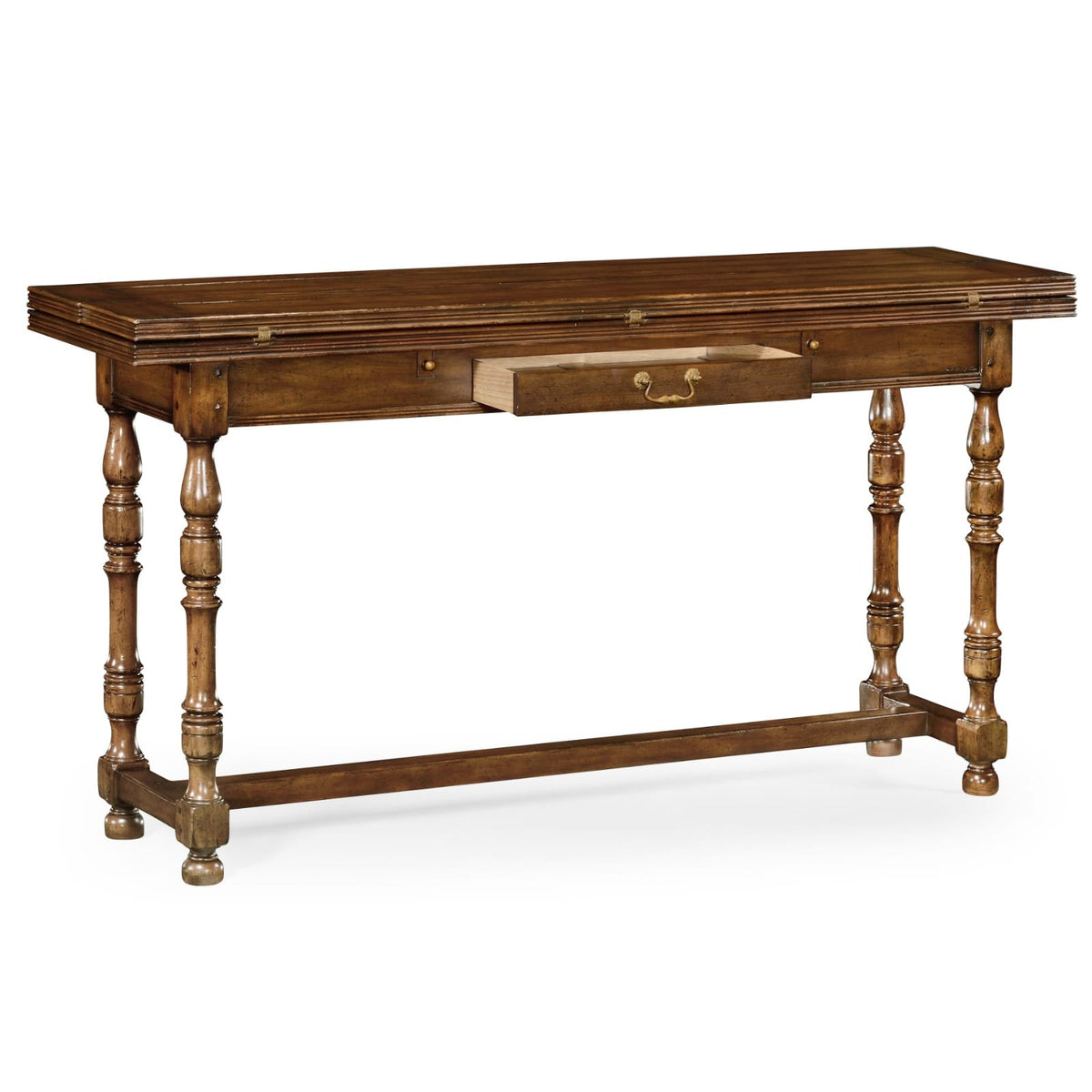 Jonathan Charles Living Small Walnut Hunt Table House of Isabella UK
