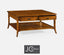 Jonathan Charles Living Square Coffee Table with Drawers Rustic in Country Walnut House of Isabella UK