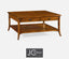 Jonathan Charles Living Square Coffee Table with Drawers Rustic in Country Walnut House of Isabella UK
