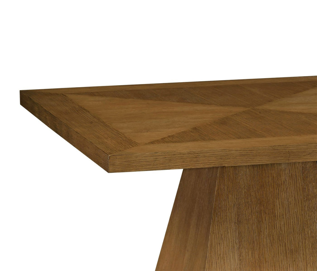 Jonathan Charles Living Square End Table Brushed Medium Brown Oak House of Isabella UK