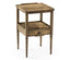 Jonathan Charles Living Square Lamp Table Rustic with Drawer in Medium Driftwood House of Isabella UK