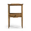 Jonathan Charles Living Square Lamp Table Rustic with Drawer in Medium Driftwood House of Isabella UK