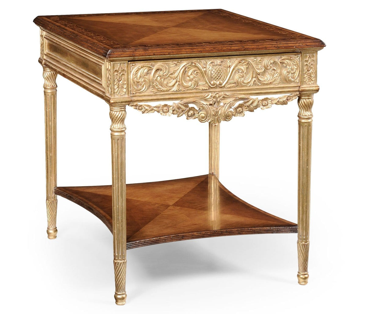 Jonathan Charles Living Square Side Table Louis XIV House of Isabella UK