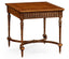 Jonathan Charles Living Square Side Table Napoleon with Fine Inlay House of Isabella UK