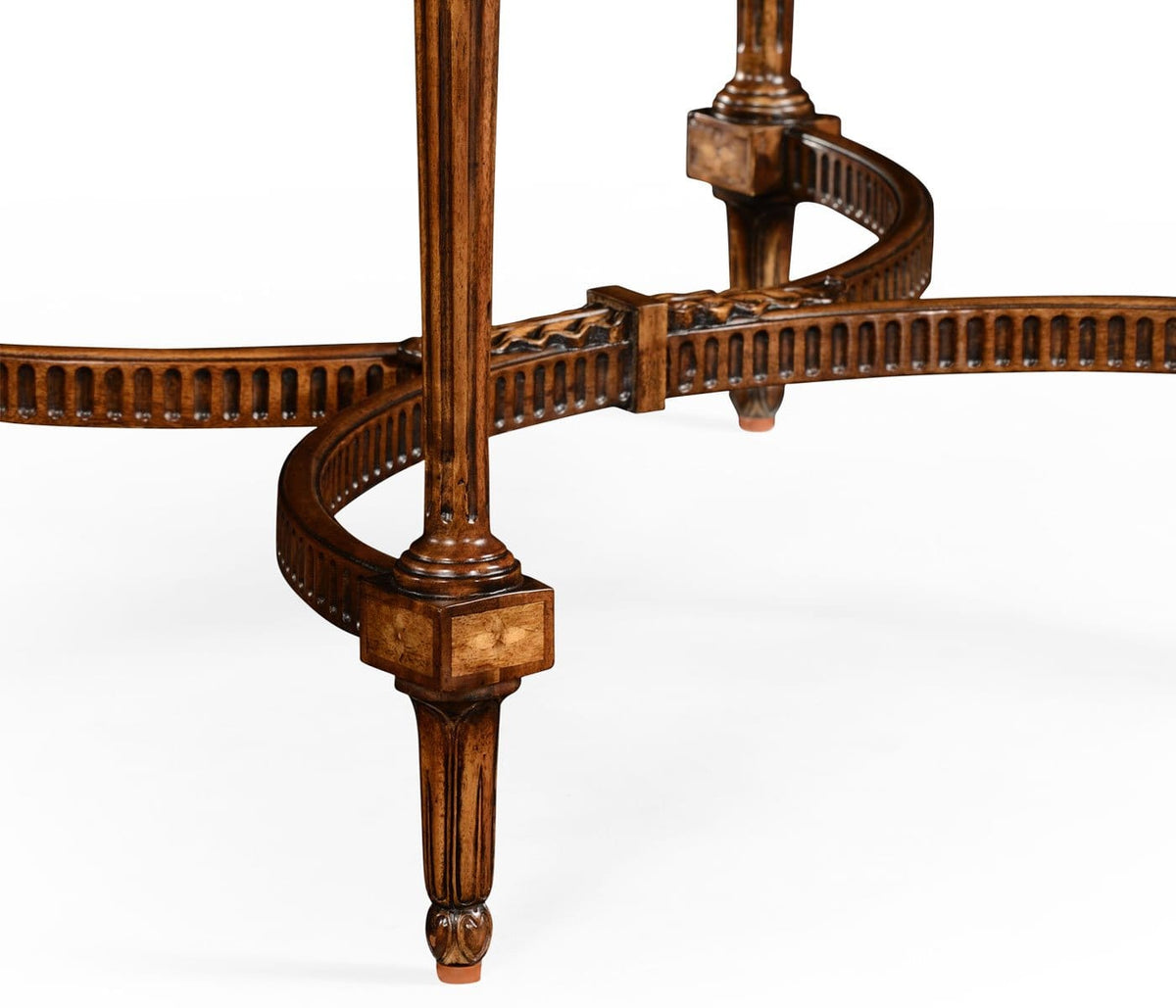 Jonathan Charles Living Square Side Table Napoleon with Fine Inlay House of Isabella UK