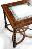 Jonathan Charles Living Square Side Table Oyster with Eglomise Top - Large House of Isabella UK