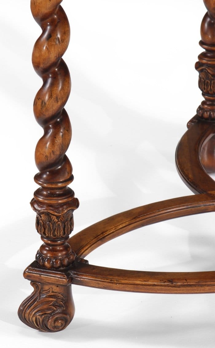 Jonathan Charles Living Square Side Table Oyster with Eglomise Top - Large House of Isabella UK