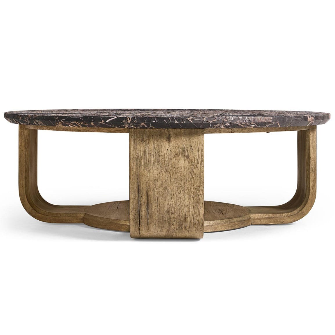 Jonathan Charles Living Stone Ridge Round Marble Coffee Table Light House of Isabella UK