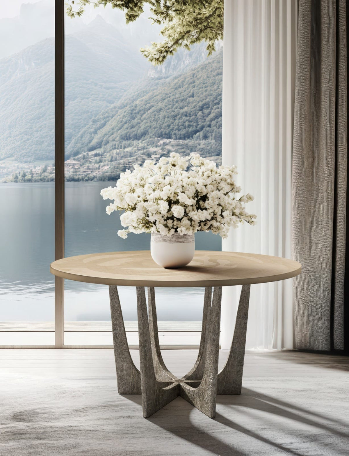 Jonathan Charles Living Tidepool Centre Table 132cm House of Isabella UK