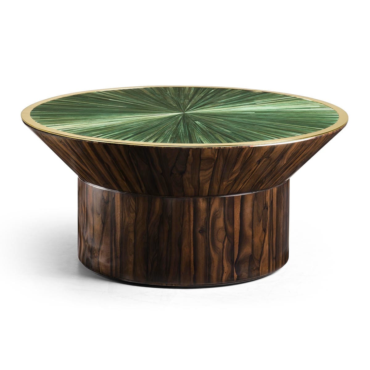 Jonathan Charles Living Verdure Round Coffee Table in Jade Green House of Isabella UK