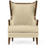 Jonathan Charles Living Walnut Greek Revival Armchair in Linen House of Isabella UK