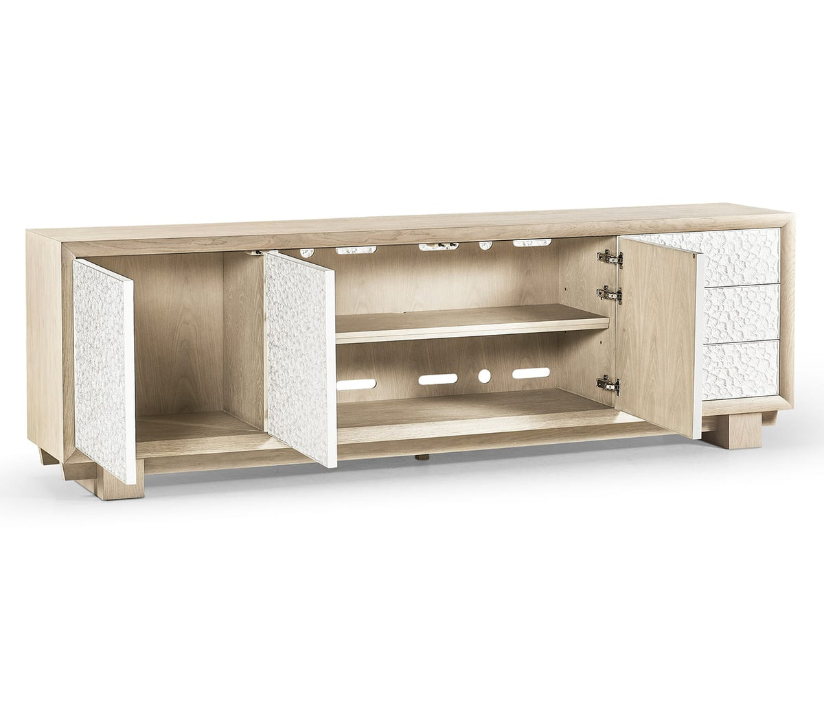 Jonathan Charles Living Water Pelagic Sculpted TV Unit House of Isabella UK