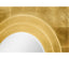 Jonathan Charles Mirrors Round Mirror Contemporary with Square Frame - Gilded House of Isabella UK
