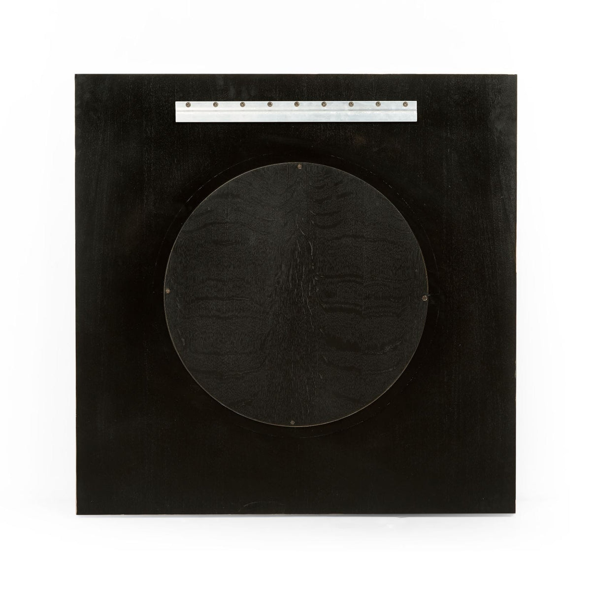 Jonathan Charles Mirrors Round Mirror Contemporary with Square Frame - Gilded House of Isabella UK
