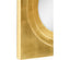 Jonathan Charles Mirrors Round Mirror Contemporary with Square Frame - Gilded House of Isabella UK