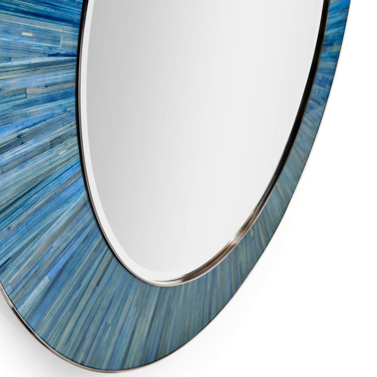 Jonathan Charles Mirrors Sapphire Round Wall Mirror House of Isabella UK