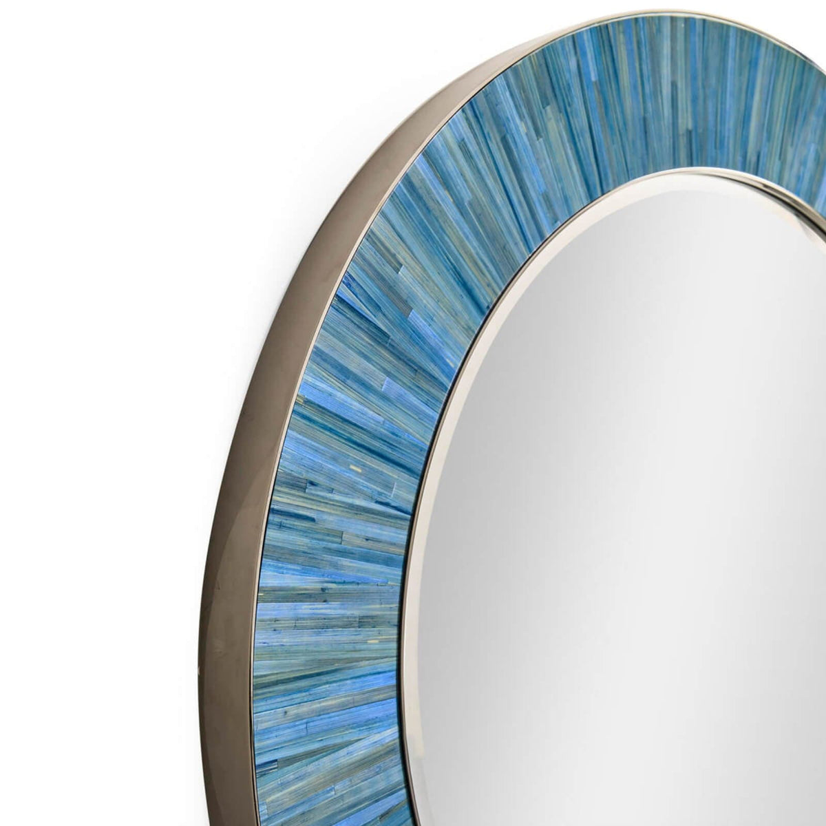 Jonathan Charles Mirrors Sapphire Round Wall Mirror House of Isabella UK