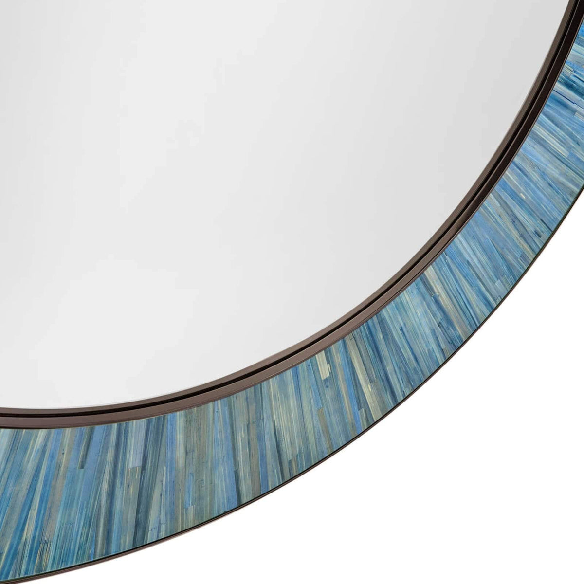Jonathan Charles Mirrors Sapphire Round Wall Mirror House of Isabella UK