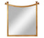 Jonathan Charles Mirrors Square Gilded Iron Mirror with Curved Top House of Isabella UK