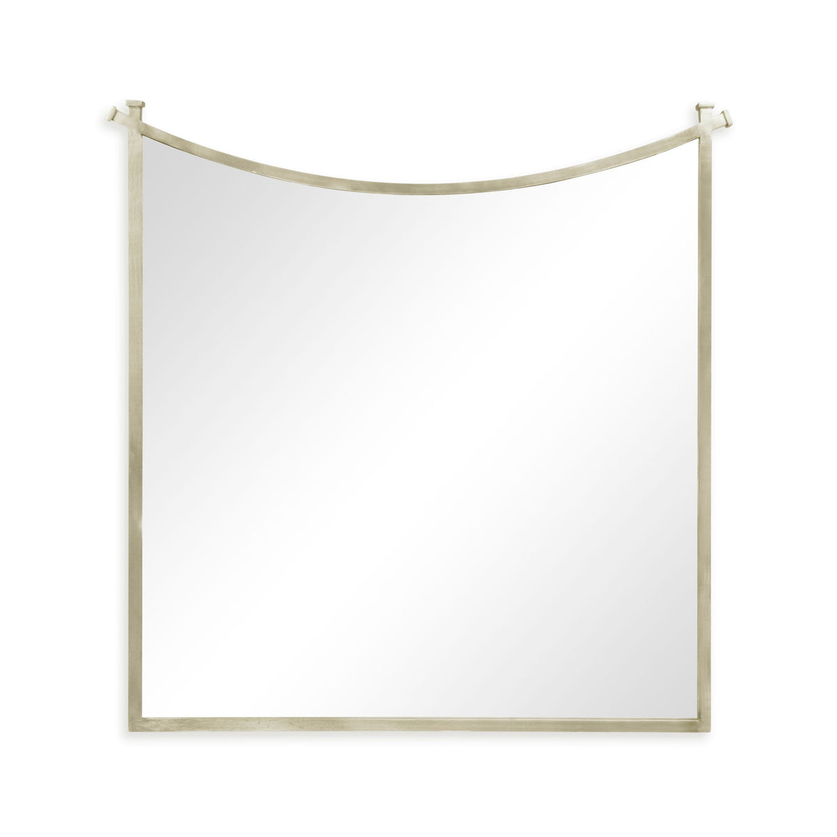 Jonathan Charles Mirrors Wall Mirror Contemporary Inverted Arch - Silver House of Isabella UK