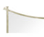Jonathan Charles Mirrors Wall Mirror Contemporary Inverted Arch - Silver House of Isabella UK